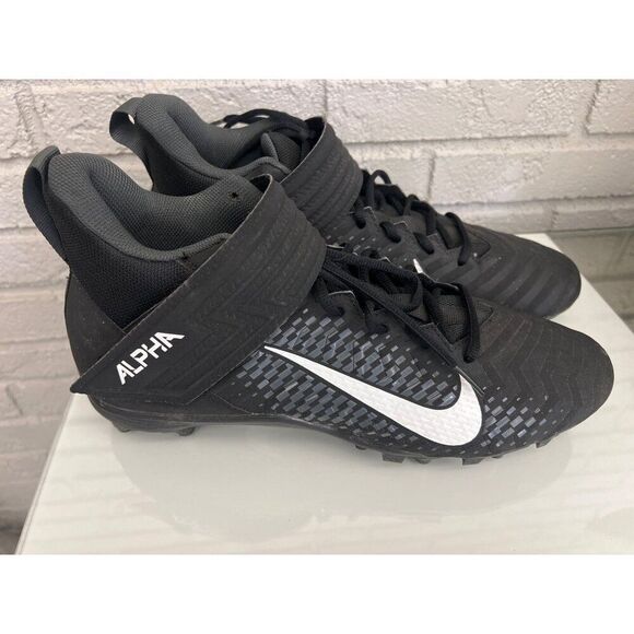 Nike Alpha Black Menace Varsity 2 Men's Football Cleat Size 12 - Picture 3 of 7